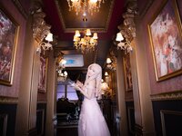 [Cosplay][RAZZLE DAZZLE] Aimy, Chii Sakura, Ebino Katsuragi - Mont Blanc モン・ブラン (Girls und Panzer)