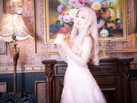 [Cosplay][RAZZLE DAZZLE] Aimy, Chii Sakura, Ebino Katsuragi - Mont Blanc モン・ブラン (Girls und Panzer)
