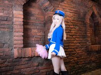 [Cosplay][RAZZLE DAZZLE] Aimy, Chii Sakura, Ebino Katsuragi - Mont Blanc モン・ブラン (Girls und Panzer)