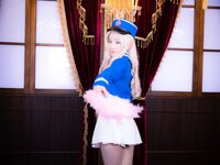 [Cosplay][RAZZLE DAZZLE] Aimy, Chii Sakura, Ebino Katsuragi - Mont Blanc モン・ブラン (Girls und Panzer)