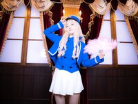 [Cosplay][RAZZLE DAZZLE] Aimy, Chii Sakura, Ebino Katsuragi - Mont Blanc モン・ブラン (Girls und Panzer)