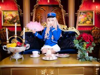 [Cosplay][RAZZLE DAZZLE] Aimy, Chii Sakura, Ebino Katsuragi - Mont Blanc モン・ブラン (Girls und Panzer)