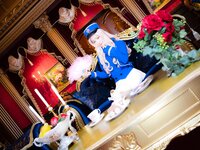 [Cosplay][RAZZLE DAZZLE] Aimy, Chii Sakura, Ebino Katsuragi - Mont Blanc モン・ブラン (Girls und Panzer)