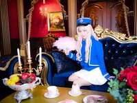 [Cosplay][RAZZLE DAZZLE] Aimy, Chii Sakura, Ebino Katsuragi - Mont Blanc モン・ブラン (Girls und Panzer)
