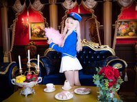 [Cosplay][RAZZLE DAZZLE] Aimy, Chii Sakura, Ebino Katsuragi - Mont Blanc モン・ブラン (Girls und Panzer)