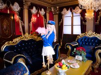 [Cosplay][RAZZLE DAZZLE] Aimy, Chii Sakura, Ebino Katsuragi - Mont Blanc モン・ブラン (Girls und Panzer)