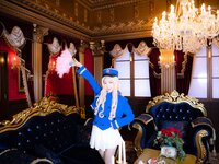 [Cosplay][RAZZLE DAZZLE] Aimy, Chii Sakura, Ebino Katsuragi - Mont Blanc モン・ブラン (Girls und Panzer)