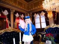 [Cosplay][RAZZLE DAZZLE] Aimy, Chii Sakura, Ebino Katsuragi - Mont Blanc モン・ブラン (Girls und Panzer)