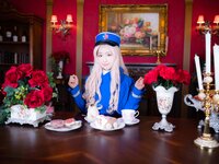 [Cosplay][RAZZLE DAZZLE] Aimy, Chii Sakura, Ebino Katsuragi - Mont Blanc モン・ブラン (Girls und Panzer)