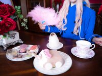 [Cosplay][RAZZLE DAZZLE] Aimy, Chii Sakura, Ebino Katsuragi - Mont Blanc モン・ブラン (Girls und Panzer)
