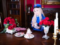 [Cosplay][RAZZLE DAZZLE] Aimy, Chii Sakura, Ebino Katsuragi - Mont Blanc モン・ブラン (Girls und Panzer)
