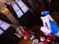 [Cosplay][RAZZLE DAZZLE] Aimy, Chii Sakura, Ebino Katsuragi - Mont Blanc モン・ブラン (Girls und Panzer)
