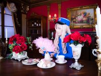 [Cosplay][RAZZLE DAZZLE] Aimy, Chii Sakura, Ebino Katsuragi - Mont Blanc モン・ブラン (Girls und Panzer)