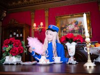 [Cosplay][RAZZLE DAZZLE] Aimy, Chii Sakura, Ebino Katsuragi - Mont Blanc モン・ブラン (Girls und Panzer)