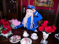 [Cosplay][RAZZLE DAZZLE] Aimy, Chii Sakura, Ebino Katsuragi - Mont Blanc モン・ブラン (Girls und Panzer)