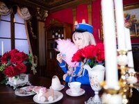 [Cosplay][RAZZLE DAZZLE] Aimy, Chii Sakura, Ebino Katsuragi - Mont Blanc モン・ブラン (Girls und Panzer)