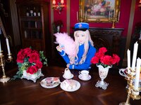 [Cosplay][RAZZLE DAZZLE] Aimy, Chii Sakura, Ebino Katsuragi - Mont Blanc モン・ブラン (Girls und Panzer)