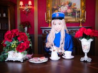 [Cosplay][RAZZLE DAZZLE] Aimy, Chii Sakura, Ebino Katsuragi - Mont Blanc モン・ブラン (Girls und Panzer)