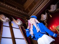 [Cosplay][RAZZLE DAZZLE] Aimy, Chii Sakura, Ebino Katsuragi - Mont Blanc モン・ブラン (Girls und Panzer)