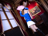 [Cosplay][RAZZLE DAZZLE] Aimy, Chii Sakura, Ebino Katsuragi - Mont Blanc モン・ブラン (Girls und Panzer)