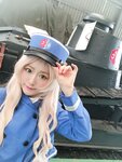[Cosplay][RAZZLE DAZZLE] Aimy, Chii Sakura, Ebino Katsuragi - Mont Blanc モン・ブラン (Girls und Panzer)
