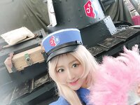 [Cosplay][RAZZLE DAZZLE] Aimy, Chii Sakura, Ebino Katsuragi - Mont Blanc モン・ブラン (Girls und Panzer)