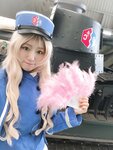 [Cosplay][RAZZLE DAZZLE] Aimy, Chii Sakura, Ebino Katsuragi - Mont Blanc モン・ブラン (Girls und Panzer)