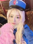 [Cosplay][RAZZLE DAZZLE] Aimy, Chii Sakura, Ebino Katsuragi - Mont Blanc モン・ブラン (Girls und Panzer)