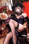 [Cosplay] 黑白御猫 柴郡旗袍