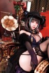 [Cosplay] 黑白御猫 柴郡旗袍