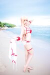 [Cosplay] 秋山AkI 亚丝娜泳衣