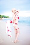 [Cosplay] 秋山AkI 亚丝娜泳衣