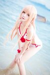 [Cosplay] 秋山AkI 亚丝娜泳衣