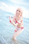 [Cosplay] 秋山AkI 亚丝娜泳衣