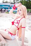 [Cosplay] 秋山AkI 亚丝娜泳衣