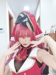 [Cosplay] PoppaChan ポッパちゃん - Marine Houshou 宝钟玛琳 (Hololive Fantasy)
