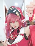 [Cosplay] PoppaChan ポッパちゃん - Marine Houshou 宝钟玛琳 (Hololive Fantasy)