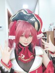 [Cosplay] PoppaChan ポッパちゃん - Marine Houshou 宝钟玛琳 (Hololive Fantasy)