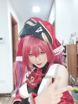 [Cosplay] PoppaChan ポッパちゃん - Marine Houshou 宝钟玛琳 (Hololive Fantasy)