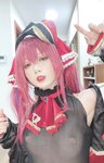 [Cosplay] PoppaChan ポッパちゃん - Marine Houshou 宝钟玛琳 (Hololive Fantasy)