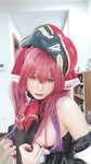 [Cosplay] PoppaChan ポッパちゃん - Marine Houshou 宝钟玛琳 (Hololive Fantasy)