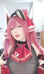 [Cosplay] PoppaChan ポッパちゃん - Marine Houshou 宝钟玛琳 (Hololive Fantasy)