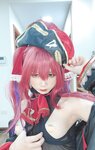 [Cosplay] PoppaChan ポッパちゃん - Marine Houshou 宝钟玛琳 (Hololive Fantasy)