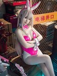 [Cosplay] Sakurai Ningning 桜井宁宁 - Viper Bunny 毒蛇兔女郎