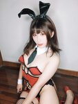 [Cosplay] 柘烟 Zuken 双节限定兔女郎