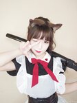 [Cosplay] Kokura Chiyo 小仓千代w - Maid with knife 带刀女仆