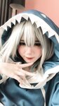 [Cosplay] PoppaChan ポッパちゃん - Gawr Gura (Virtual YouTuber)