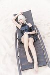 [Cosplay] 秋山AkI 水着黑SABER