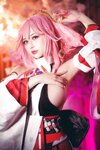 [Cosplay] Rinka Okita 沖田凜花 - Yae Miko 八重神子 (Genshin Impact)