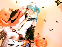 [Cosplay] 星之迟迟 初音未来万圣节